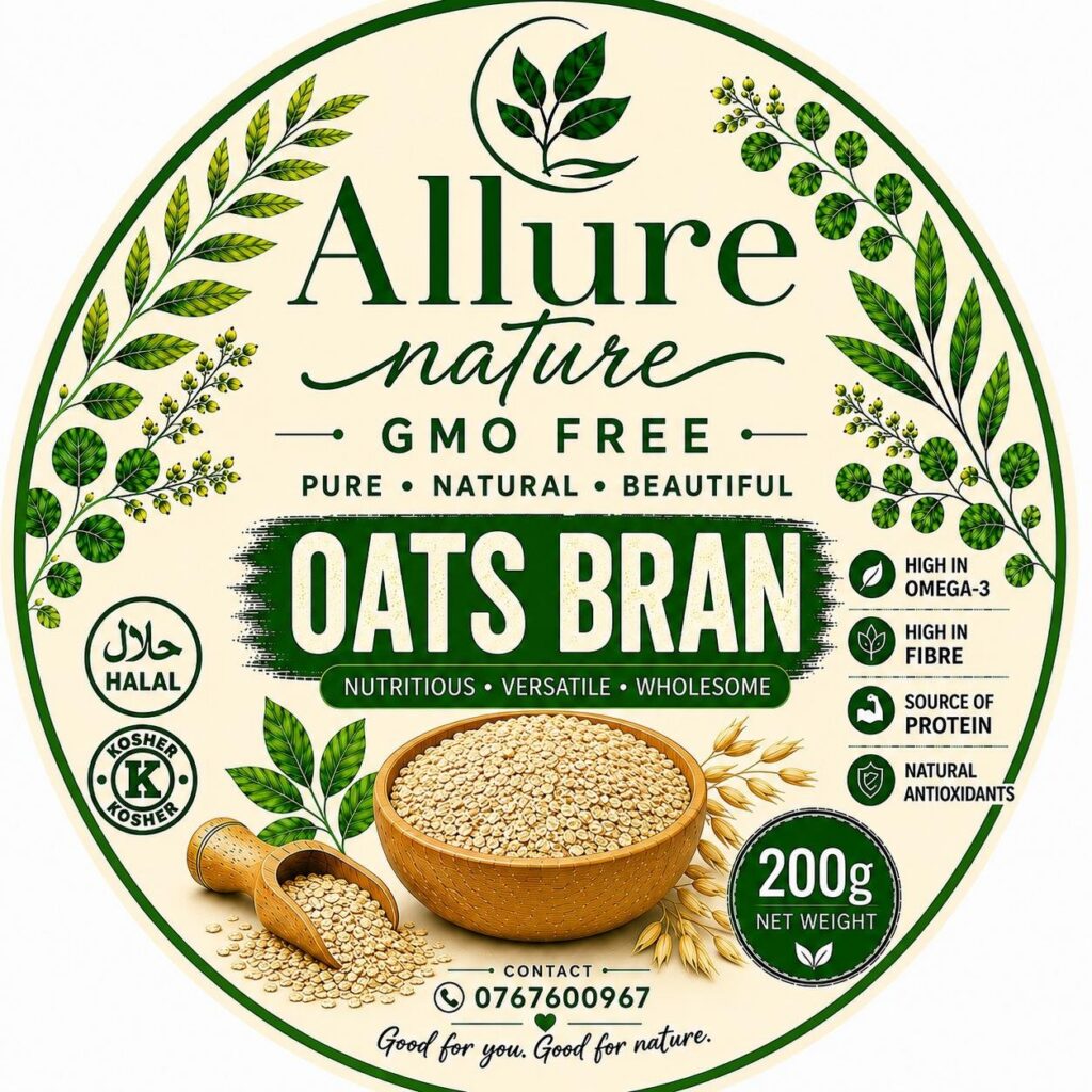 ALLURE NATURE, OATS BRAN 200gm
